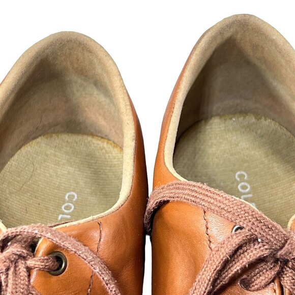 Mens Cole Haan Crosscourt II Tan Leather Casual Athletic Sneakers Shoes Size 12M - Picture 12 of 13